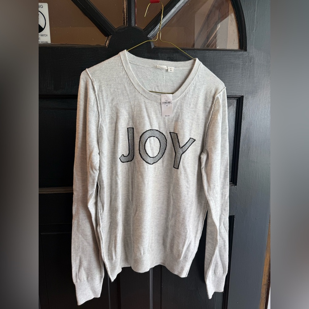 GAP Light Gray JOY Crew Neck Sweater